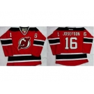 New Jersey Devils #16 Jacob Josefson Red Home Stitched NHL Jersey