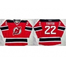 New Jersey Devils #22 Jordin Tootoo Red Home Stitched NHL Jersey