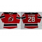 New Jersey Devils #28 Damon Severson Red Home Stitched NHL Jersey