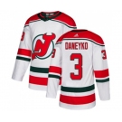 New Jersey Devils #3 Ken Daneyko Premier White Alternate Hockey Jersey