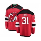 New Jersey Devils #31 Eddie Lack Fanatics Branded Red Home Breakaway Hockey Jersey