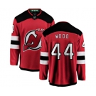 New Jersey Devils #44 Miles Wood Fanatics Branded Red Home Breakaway Hockey Jersey