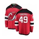 New Jersey Devils #49 Eric Tangradi Fanatics Branded Red Home Breakaway Hockey Jersey