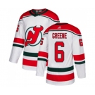 New Jersey Devils #6 Andy Greene Authentic White Alternate Hockey Jersey