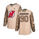 New Jersey Devils #90 Marcus Johansson Authentic Camo Veterans Day Practice Hockey Jersey