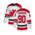 New Jersey Devils #90 Marcus Johansson Authentic White Alternate Hockey Jersey