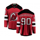 New Jersey Devils #90 Marcus Johansson Fanatics Branded Red Home Breakaway Hockey Jersey