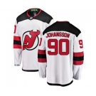 New Jersey Devils #90 Marcus Johansson Fanatics Branded White Away Breakaway Hockey Jersey