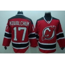 nhl devils #17 kovalchuk red