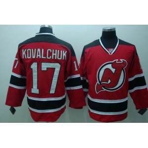 nhl devils #17 kovalchuk red