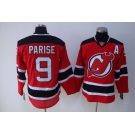 nhl devils #9 parise red