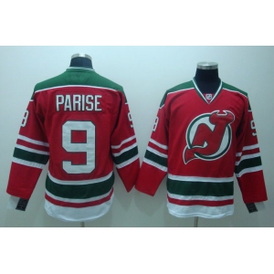 nhl devils #9 parise redgreen