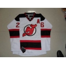 nhl jersey devils #26 elias white