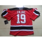 nhl jerseys new jersey devils #19 zajac red-black