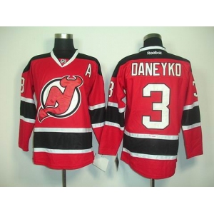 nhl jerseys new jersey devils #3 daneyko redblack