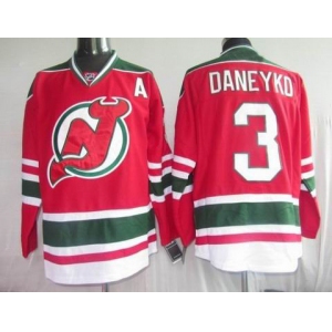 nhl jerseys new jersey devils #3 daneyko redgreen