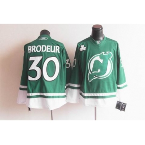 nhl jerseys new jersey devils #30 brodeur green