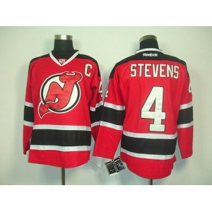 nhl jerseys new jersey devils #4 stevens redblack