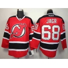 nhl jerseys new jersey devils #68 jagr red