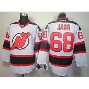 nhl jerseys new jersey devils #68 jagr white