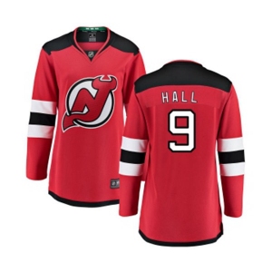 Women New Jersey Devils #9 Taylor Hall Fanatics Branded Red Home Breakaway Hockey Jersey