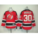 youth nhl jersey devils #30 brodeur red