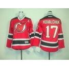 youth nhl jerseys new jersey devils #17 kovalchuk red