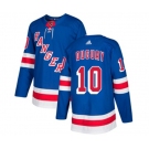 Adidas New York Rangers #10 Ron Duguay Authentic Royal Blue Home NHL Jersey