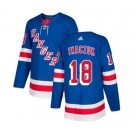 Adidas New York Rangers #18 Walt Tkaczuk Premier Royal Blue Home NHL Jersey