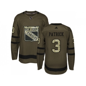 Adidas New York Rangers #3 James Patrick Green Salute to Service Stitched NHL Jersey