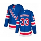 Adidas New York Rangers #33 Fredrik Claesson Authentic Royal Blue Home NHL Jersey