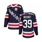 Adidas New York Rangers #39 Matt Beleskey Authentic Navy Blue 2018 Winter Classic NHL Jersey