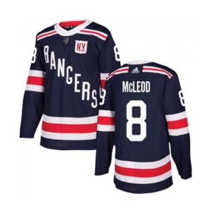 Adidas New York Rangers #8 Cody McLeod Authentic Navy Blue 2018 Winter Classic NHL Jersey