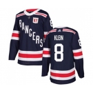 Adidas New York Rangers #8 Kevin Klein Authentic Navy Blue 2018 Winter Classic NHL Jersey