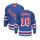 CCM New York Rangers #10 Ron Duguay Authentic Royal Blue Heroes of Hockey Alumni Throwback NHL Jersey