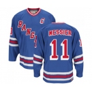 CCM New York Rangers #11 Mark Messier Authentic Royal Blue Heroes of Hockey Alumni Throwback NHL Jersey