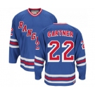 CCM New York Rangers #22 Mike Gartner Authentic Royal Blue Throwback NHL Jersey