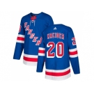 Men Adidas New York Rangers #20 Chris Kreider Royal Blue Home Authentic Stitched NHL Jersey