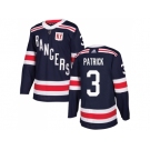 Men Adidas New York Rangers #3 James Patrick Navy Blue Authentic 2018 Winter Classic Stitched NHL Jersey