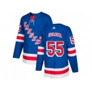 Men Adidas New York Rangers #55 Nick Holden Royal Blue Home Authentic Stitched NHL Jersey