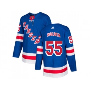 Men Adidas New York Rangers #55 Nick Holden Royal Blue Home Authentic Stitched NHL Jersey