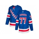 Men Adidas New York Rangers #77 Phil Esposito Royal Blue Home Authentic Stitched NHL Jersey