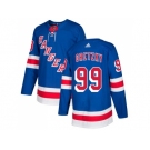 Men Adidas New York Rangers #99 Wayne Gretzky Royal Blue Home Authentic Stitched NHL Jersey