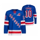 Men's New York Rangers #10 Artemi Panari Blue Stitched Jersey