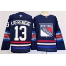 Men's New York Rangers #13 Alexis LafreniereNavy 2024-25 Stitched Jersey
