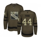 Men's New York Rangers #44 Neal Pionk Green Salute to Service Stitched Hockey Jersey