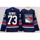 Men's New York Rangers #73 Matt Rempe Navy Alternate Authentic Jersey