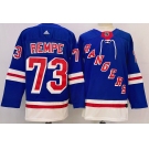 Men's New York Rangers #73 Matt Rempe Royal Stitched Jersey