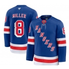 Men's New York Rangers #8 J.T. Miller Royal 2024-25 Home Stitched Hockey Jersey