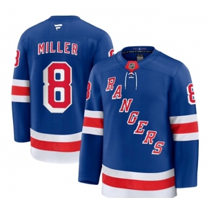 Men's New York Rangers #8 J.T. Miller Royal 2024-25 Home Stitched Hockey Jersey